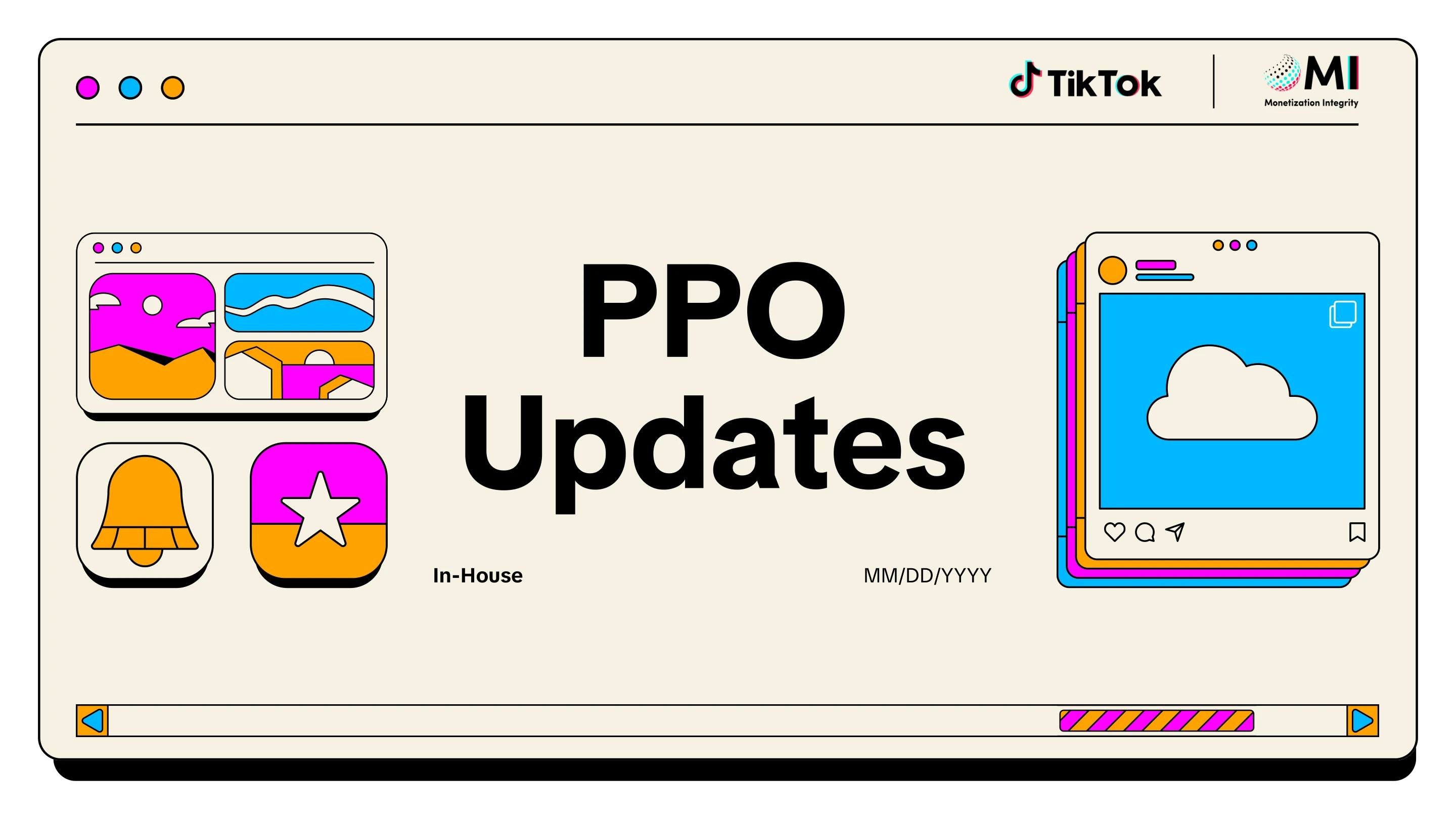 Slide 1 of the PPO instructor-led training deck.