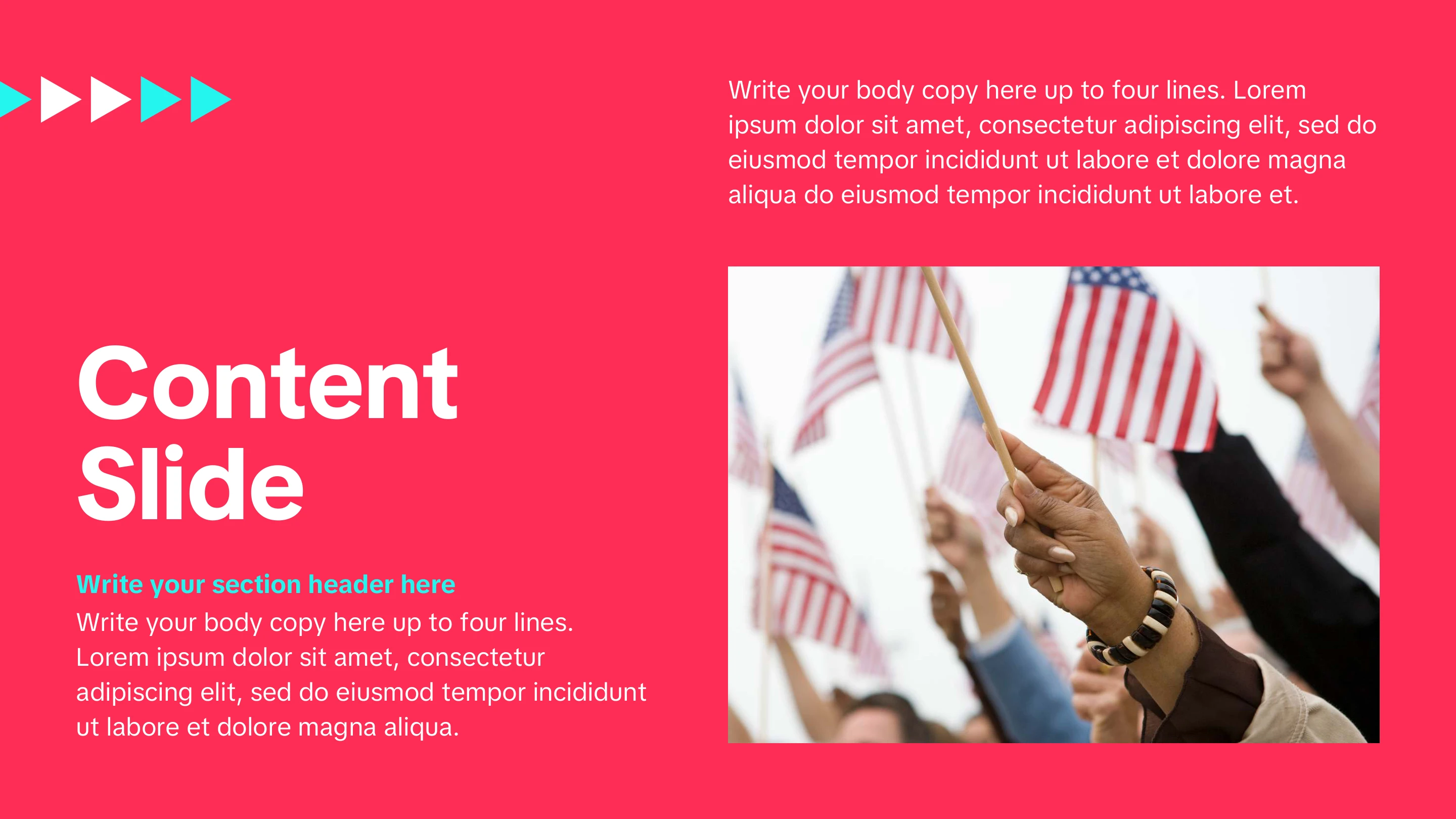 Slide 7 of the election training template deck.