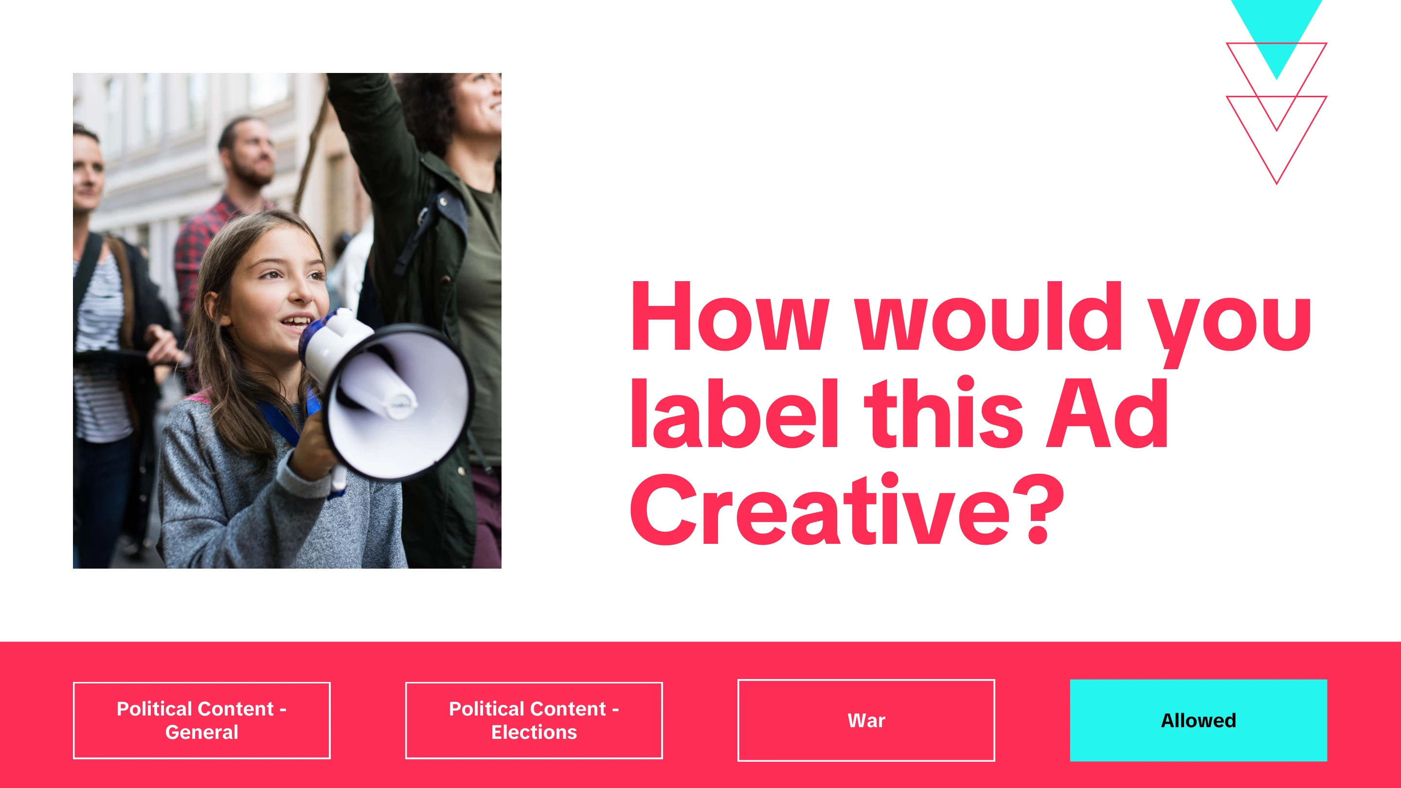 Slide 18 of the election training template deck.